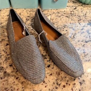 A New Day Sparkle  Loafer Flats in Silver
